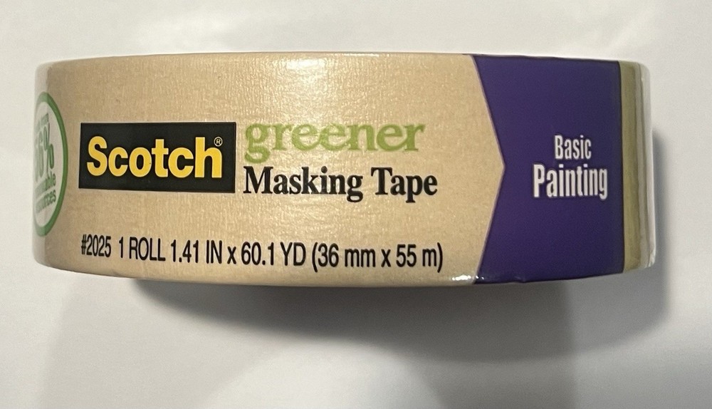 Scotch General Use Masking Tape for Basic Painting (3 Rolls)