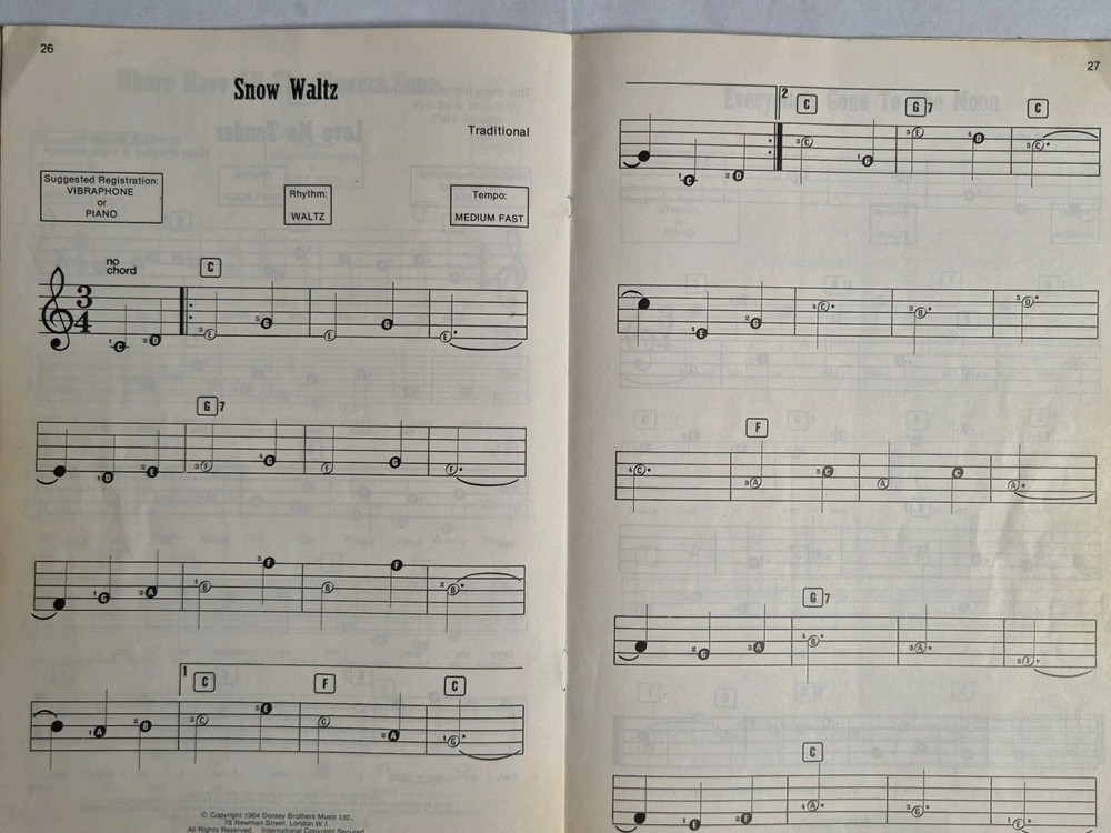 Start Playing Keyboard The SFX Tutor - Sheet Music Book