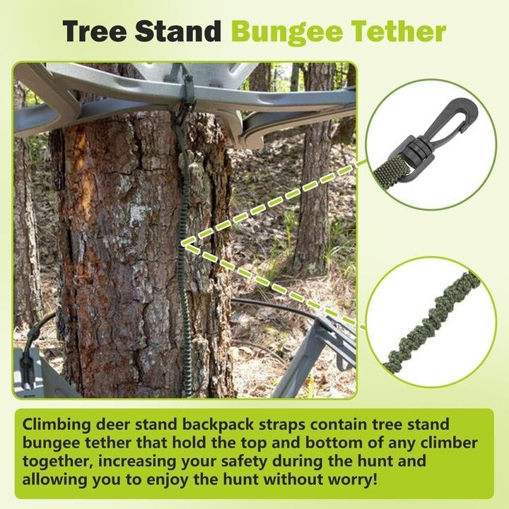 Shoulder & Tether Straps for Summit Treestands, Universal Climbing Stand...