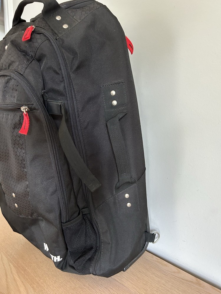 Rolling Worth Baseball Backpack Black