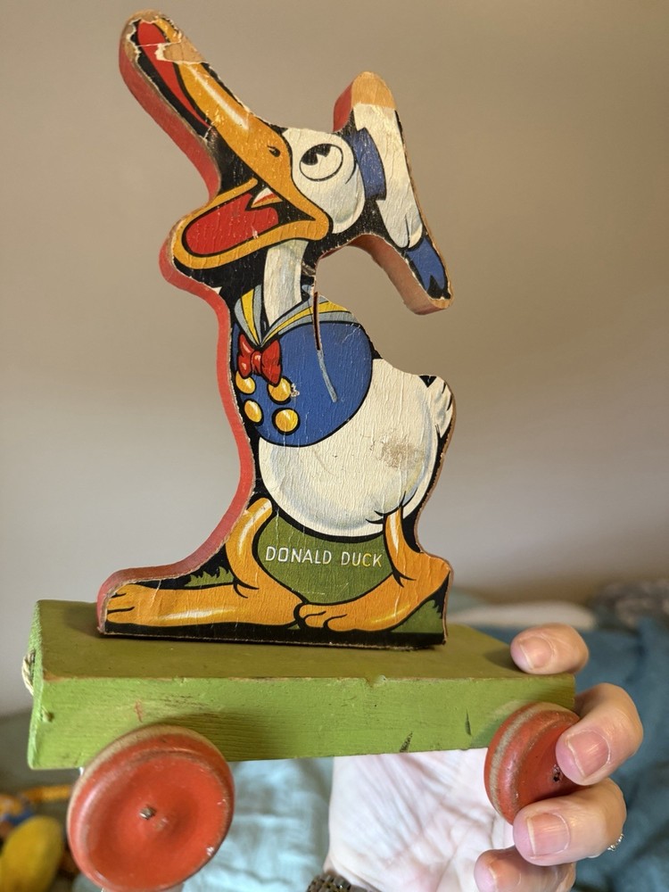 Dapper Donald Pull Toy 1936