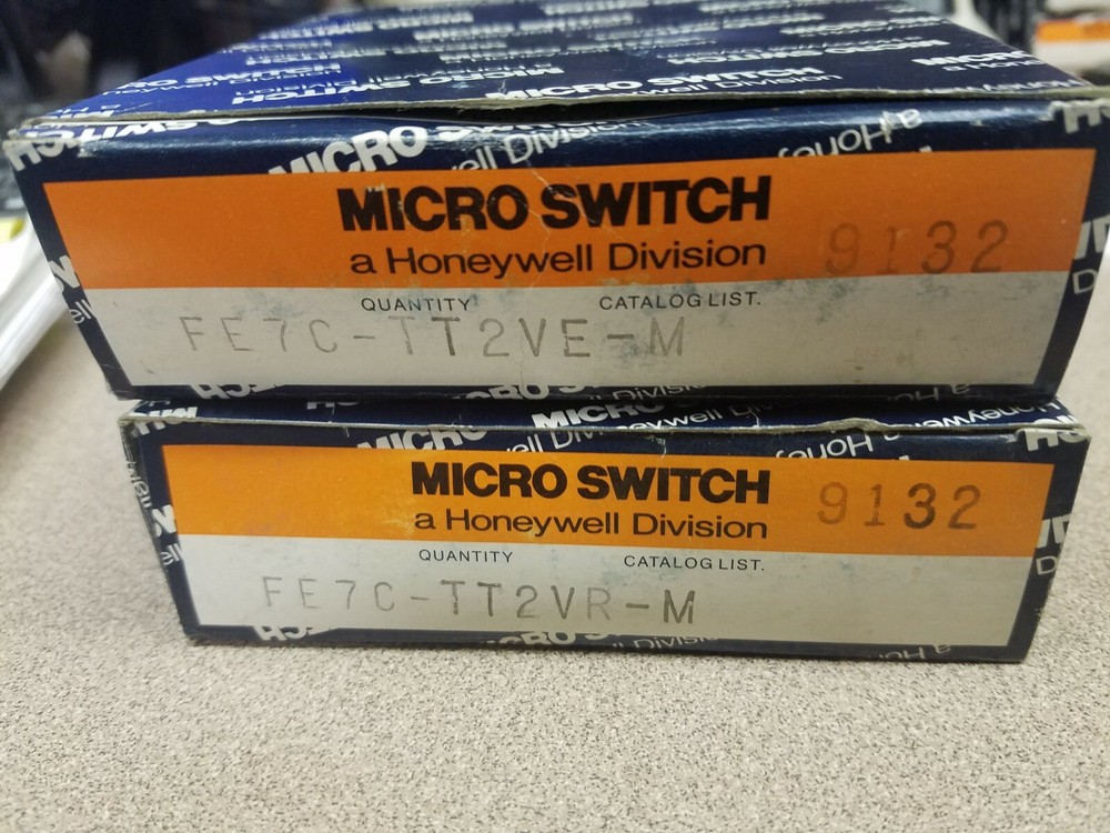 FE7C-TT2VE-M / FE7C-TTVR-M MICROSWITCH