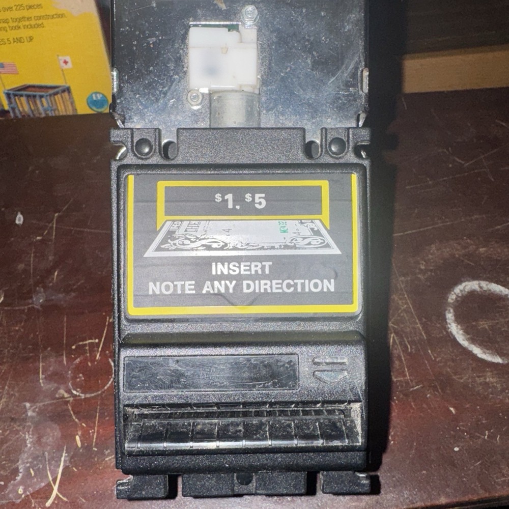 $1-$5 bill accept her cash code model 154