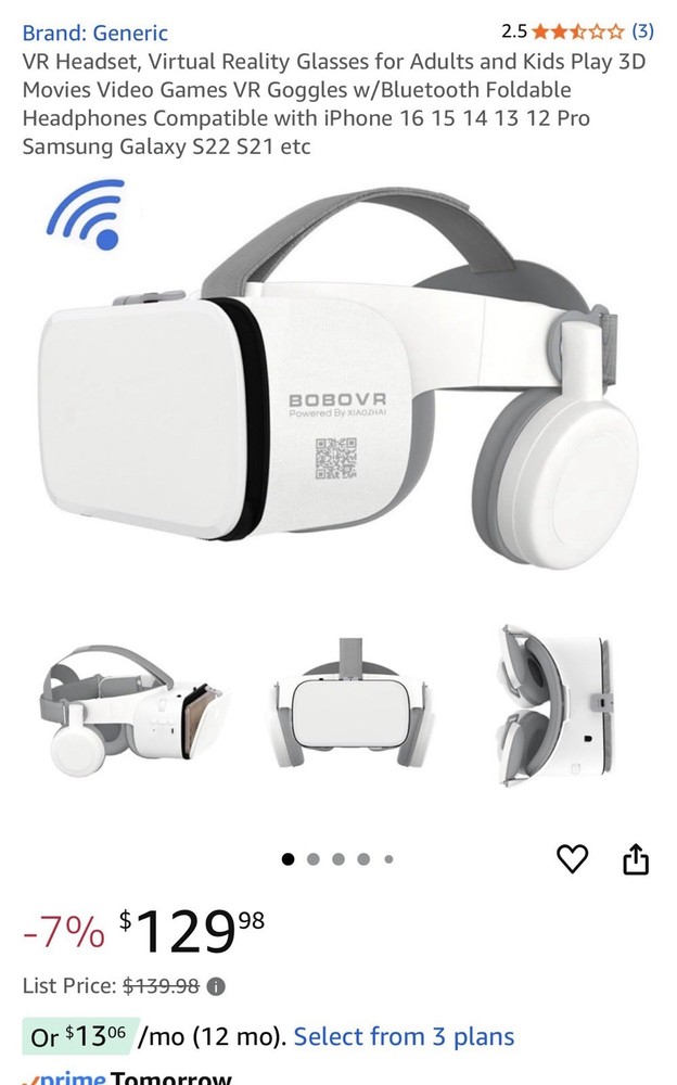 BOBOVR Z6 Wireless VR Headset with Controller