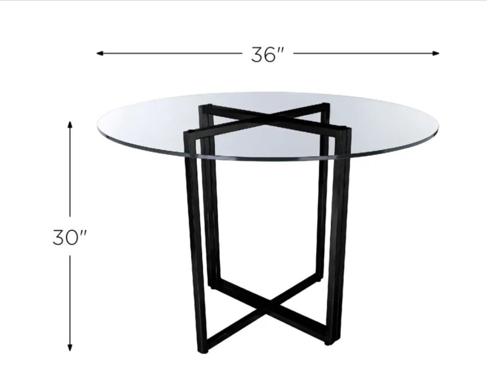 Modern Glass Dining Table Raymour and Flanigan