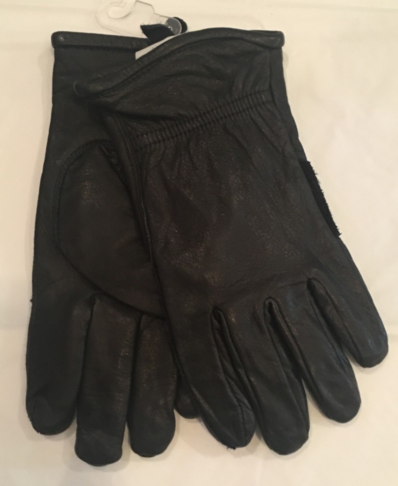 Men's Leather Glove - Goodfellow & Co. Black M/L