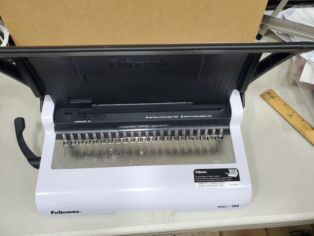 Fellowes Star+ 150 CRC 50065 Manual Comb Binding Machine