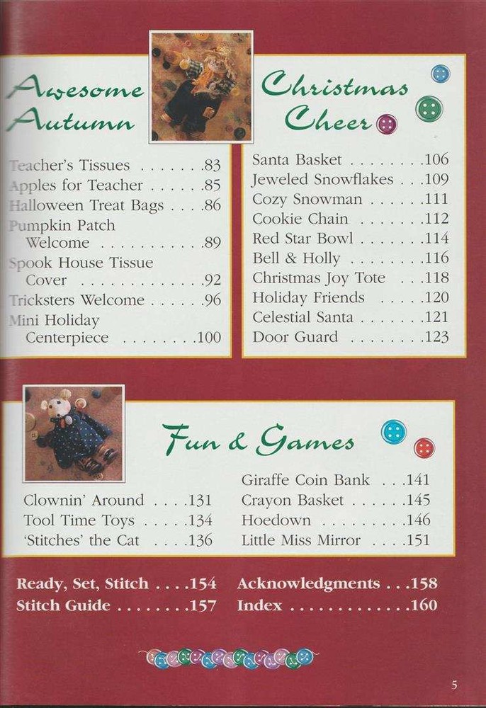 HB HEARTWARMING PLASTIC CANVAS TONS OF GREAT PROJECTS!!!