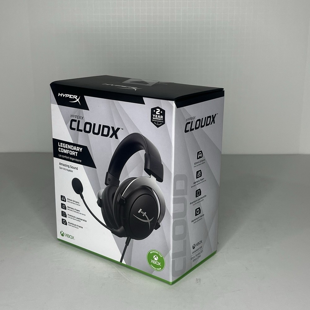 HyperX CloudX - Gaming Headset - Xbox - Black-Silver