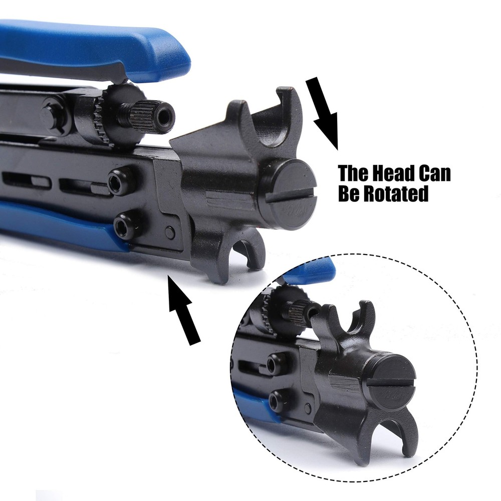Yangoutool Coax Compression Tool, Coax Cable Crimper and RG6 Compression Tool...
