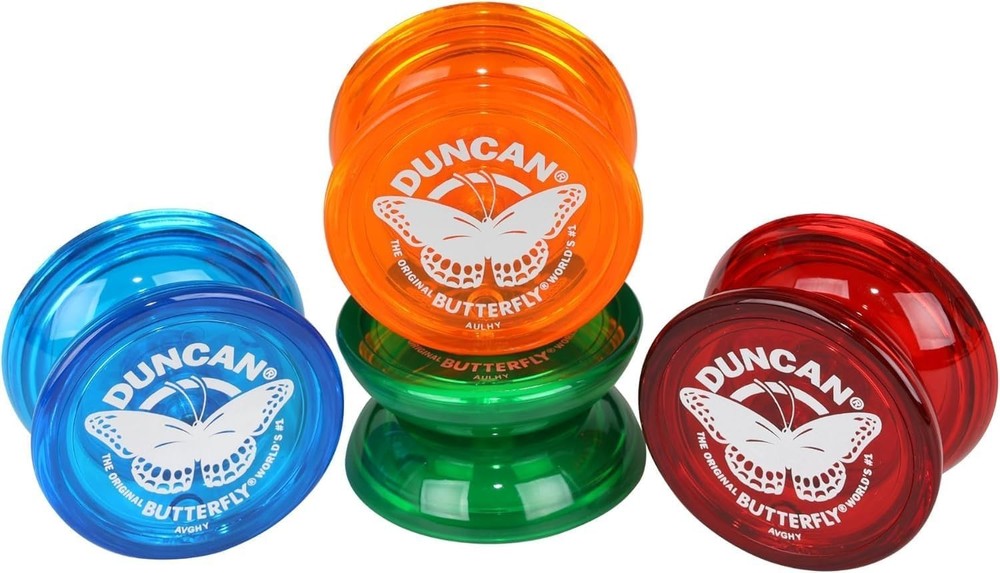 Vibrant Blue Butterfly Yo-Yo for Beginners - Perfect for Learning Tricks