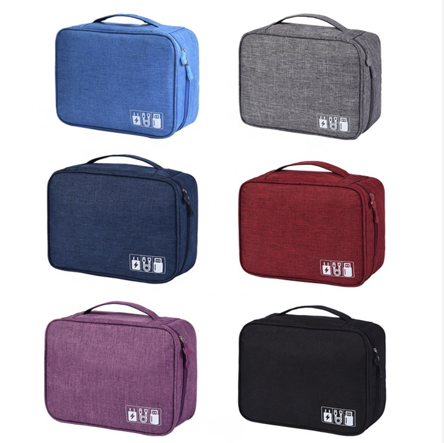 Cable Bag Organizer Box Storage Bag Electronic Accessories USB Cables