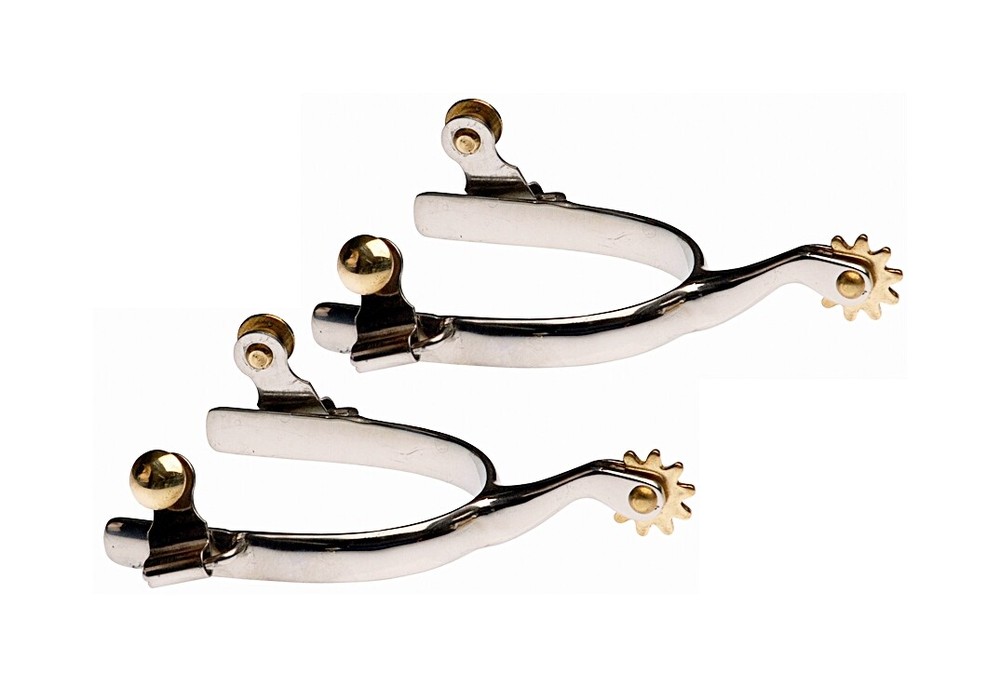 Stainless Steel Western Spurs