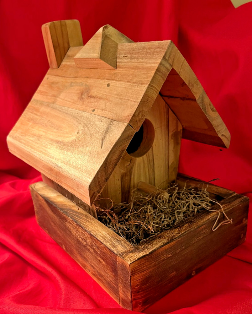 Handmade Wooden BIRD HOUSE