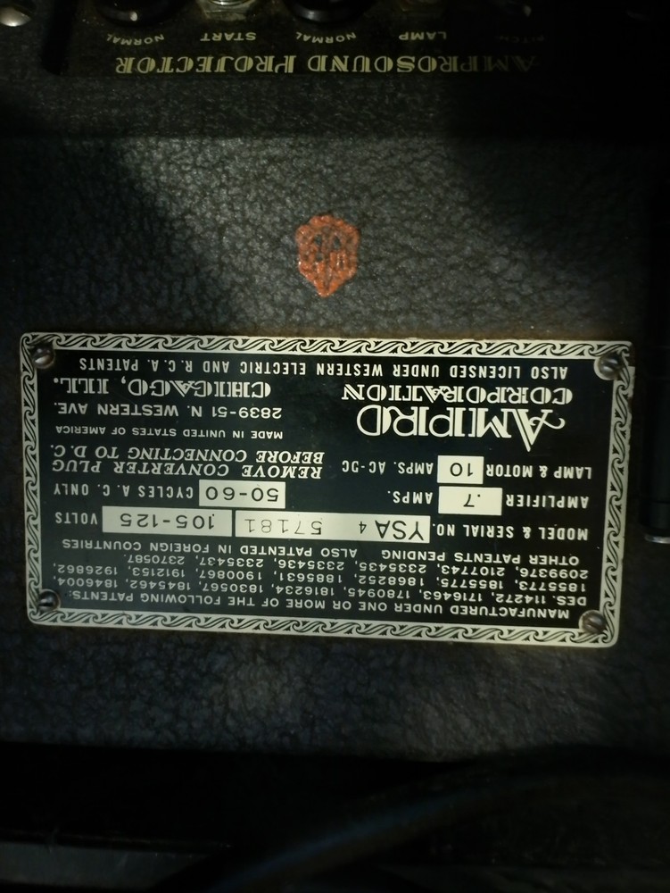 Amprosound Premier 20( YSA4) 16mm Projector