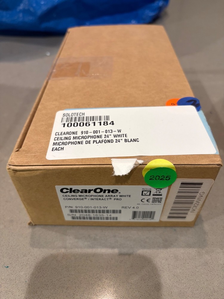 ClearOne 910-001-013-W Ceiling Microphone Array Kit for CONVERGE & INTERACT PRO