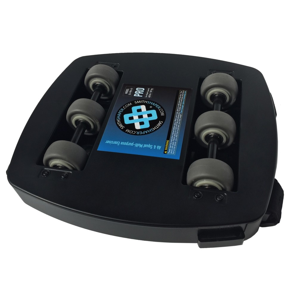 SmithShaper PRO Ab squat Roller (ASR) & Super Pad - Ab Rolls, Wall Squats, +