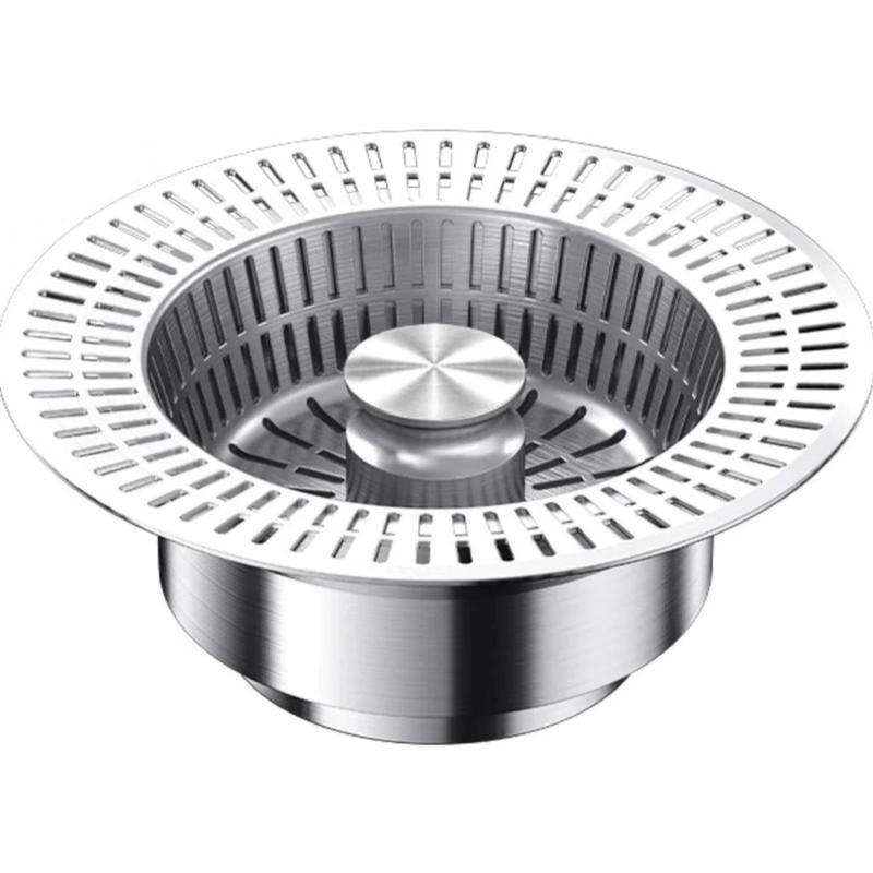 Stainless steel kitchen sink filter bounce core filter drainer universal plug