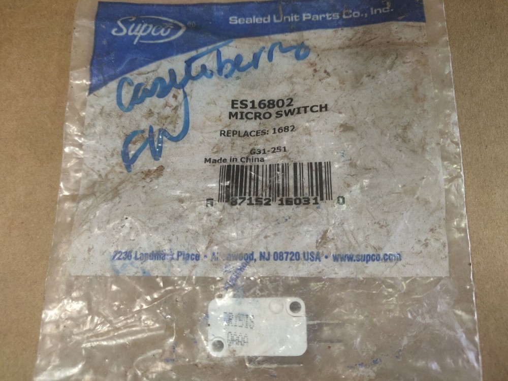 New ES16802 1682 Genuine Microwave Oven Micro Switch