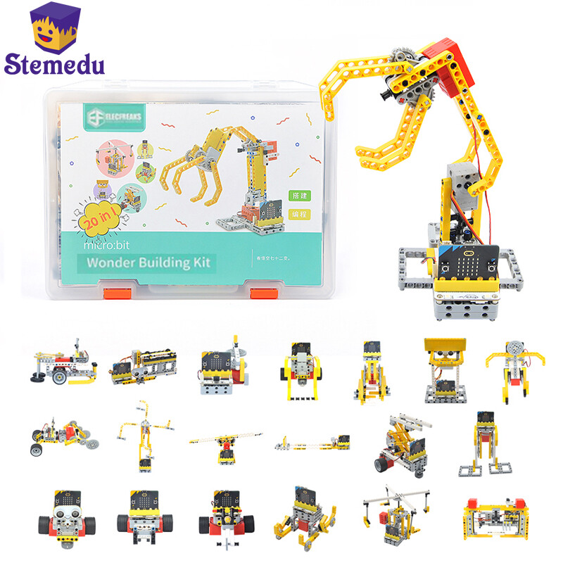 For micro:bit Expansion Board Kinds of Model Programming Robot Course 32 IN 1