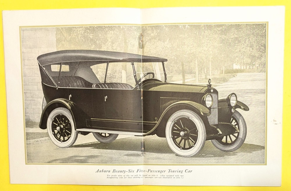 1922 AUBURN Beauty-Six Sales Catalog. Nice!