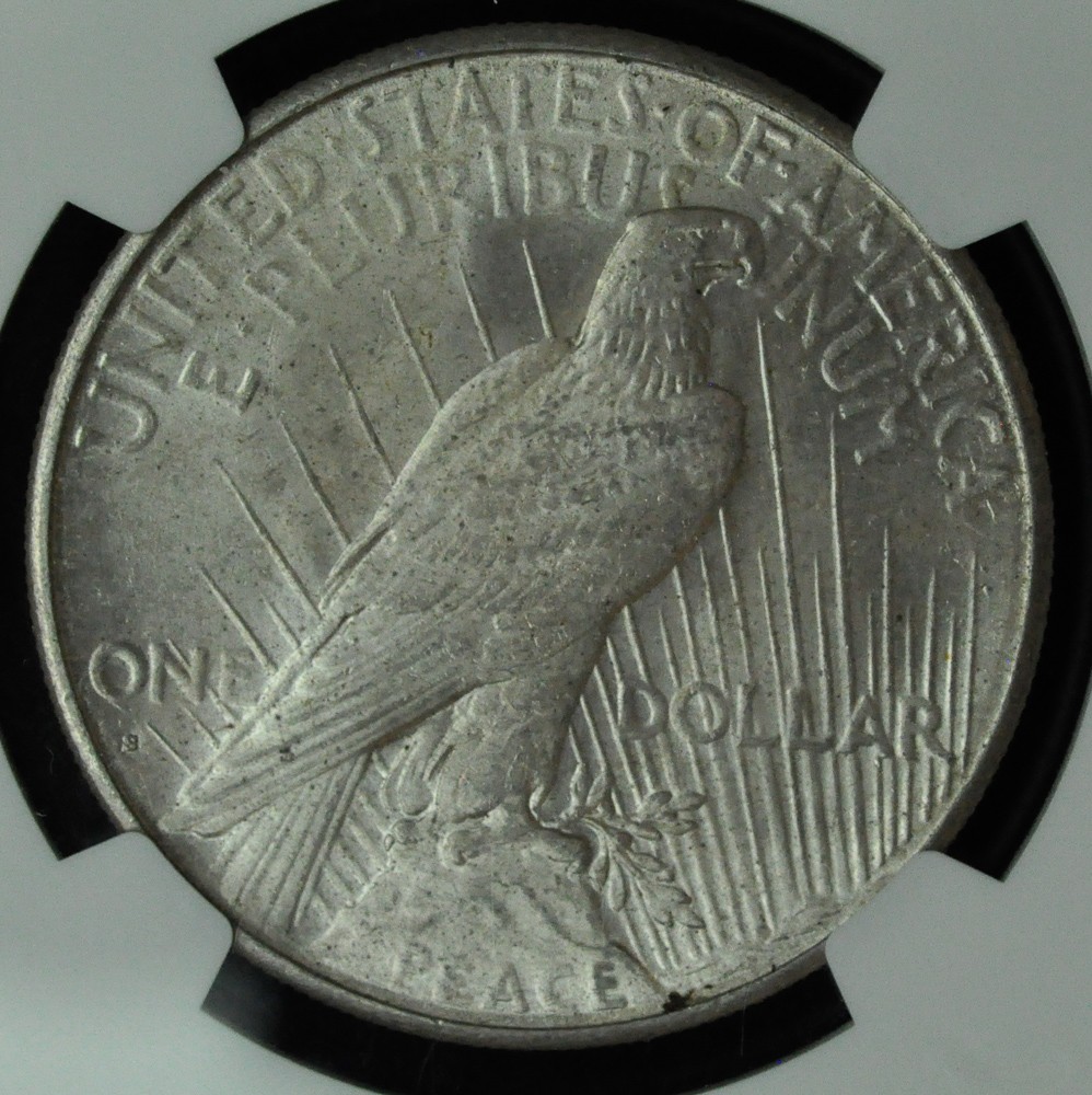 1926 S Silver Peace Dollar - NGC MS64