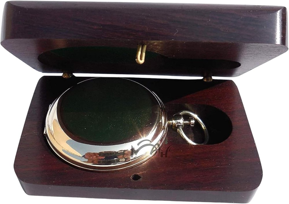 BRASS COMPASS ~ BRAND NEW Handmade Polished Brass Compass