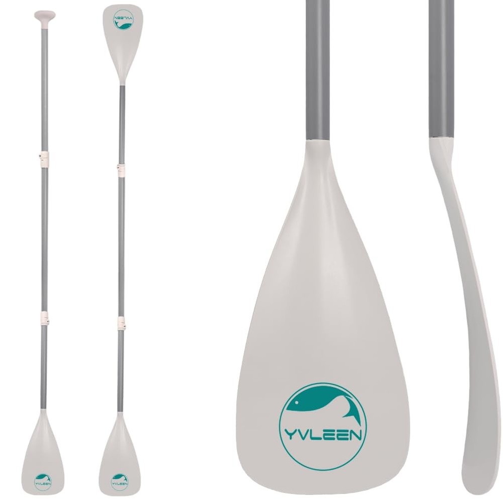 SUP Paddle Board Paddle，Stand up Paddleboard Paddles Adjustable Aluminum 4-Pi...