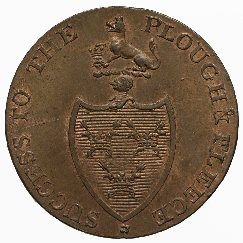 Suffolk Bury Deck's Halfpenny Token  D&H 26