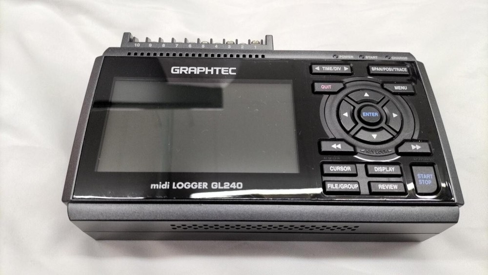 Used GRAPHTEC Midi LOGGER GL240 Isolated Multi-channel Data Logger