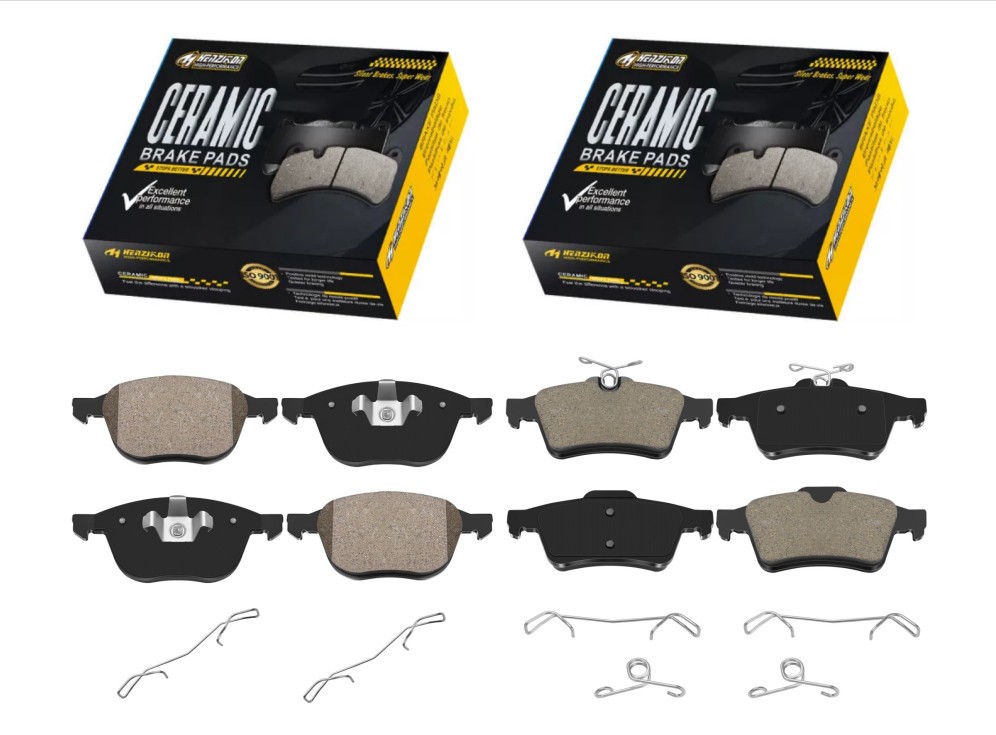 Front Rear Ceramic Brake Pad For 2012 - 2018 Ford Focus 1.0L 2.0L SEL S OE Spec