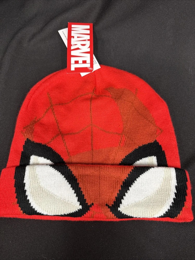 Spiderman Beanie Hat One Size