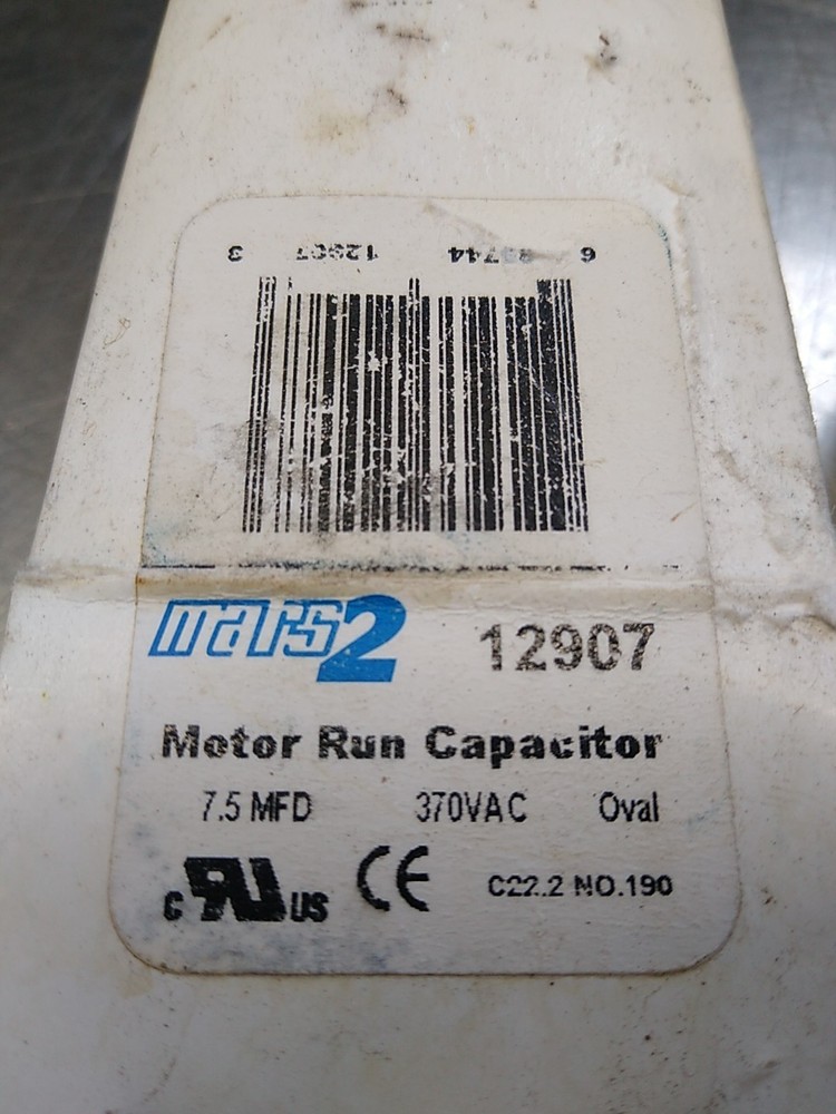 Mars2 motor run capacitor 12907