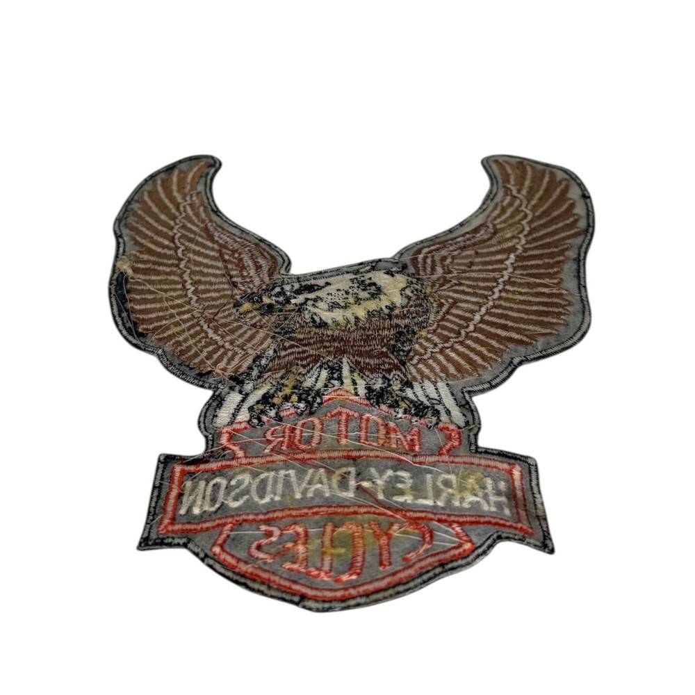 Harley-Davidson Embroidered Eagle Patch Large Back Jacket Motorcycle 8.5"