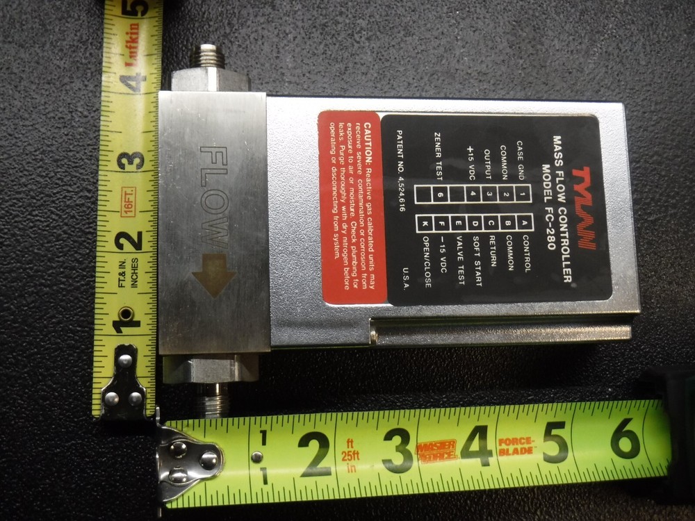 Tylan Model: FC-280AV 1000 SCCM 02 Mass Flow Controller