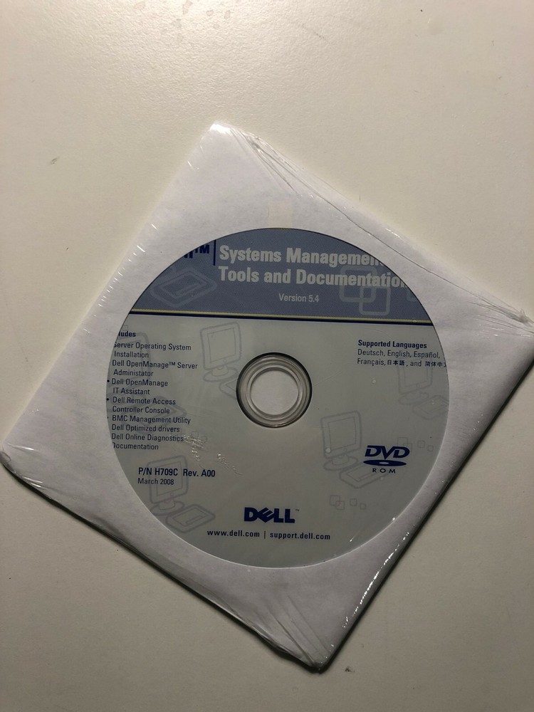 Dell Systems Management Tools and Documentation CD-ROM, P/N H709C, Sealed