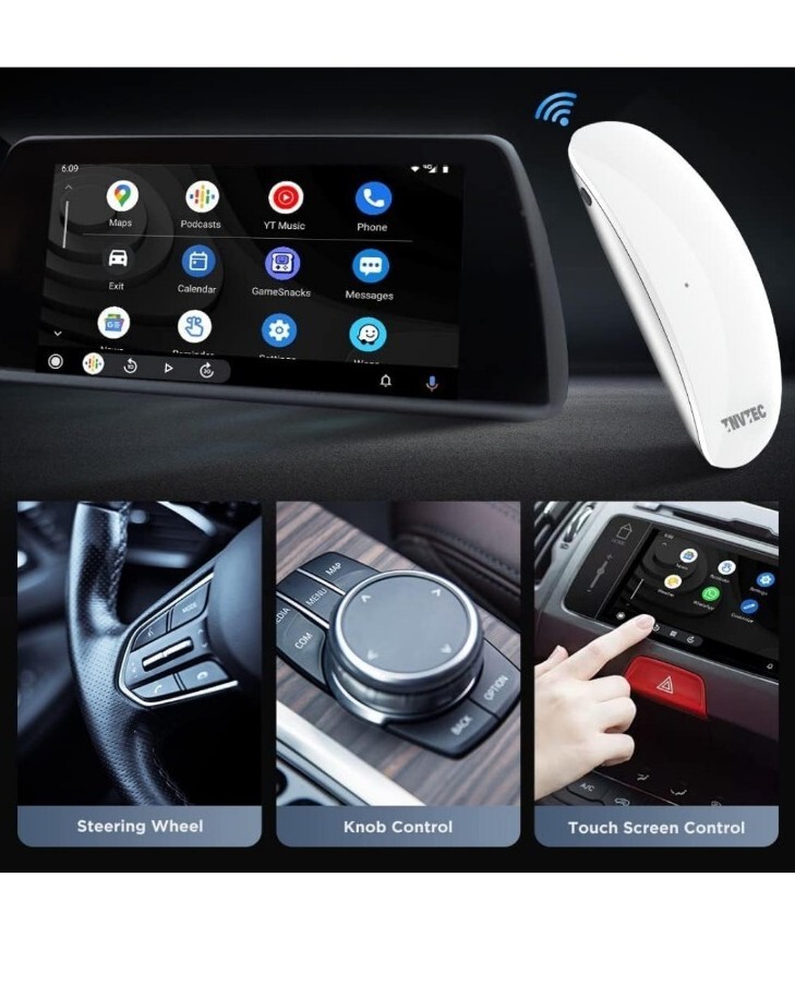 Wireless Android Auto Adapter 2023 Convert Wired Android Auto to Wireless