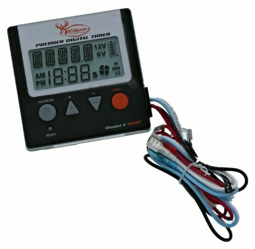 Wildgame Innovations Digital Controller Timer 6V or 12V Battery Operation TH-DT