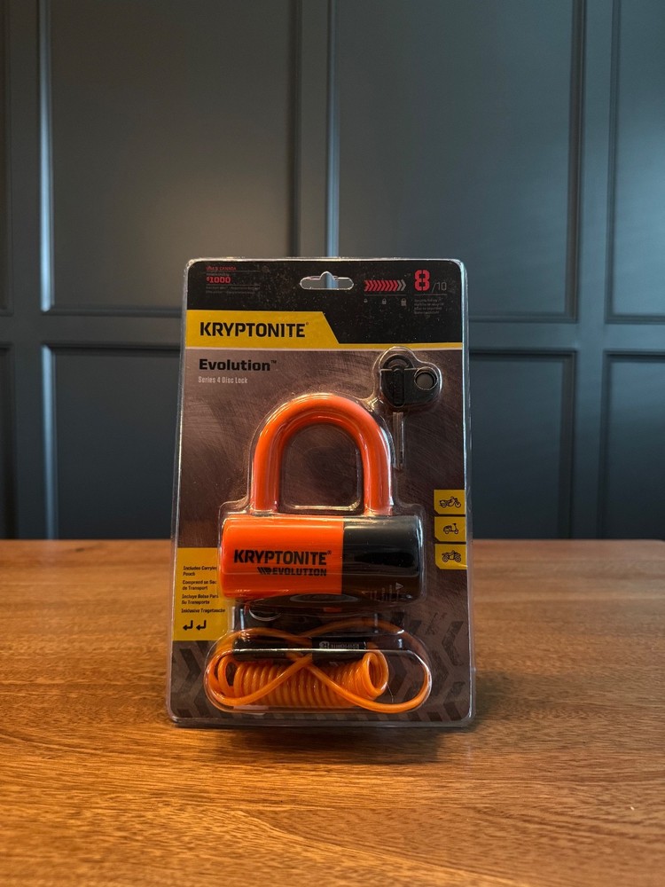 Kryptonite Evolution Series 4 disc lock premium pack