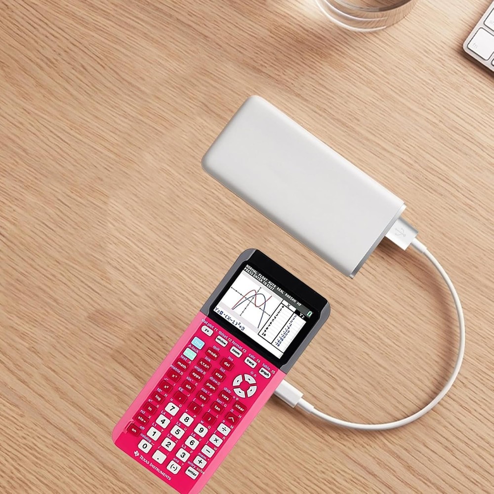 (2 Pack) Mini USB Charger and Data Cable for Texas Instruments White