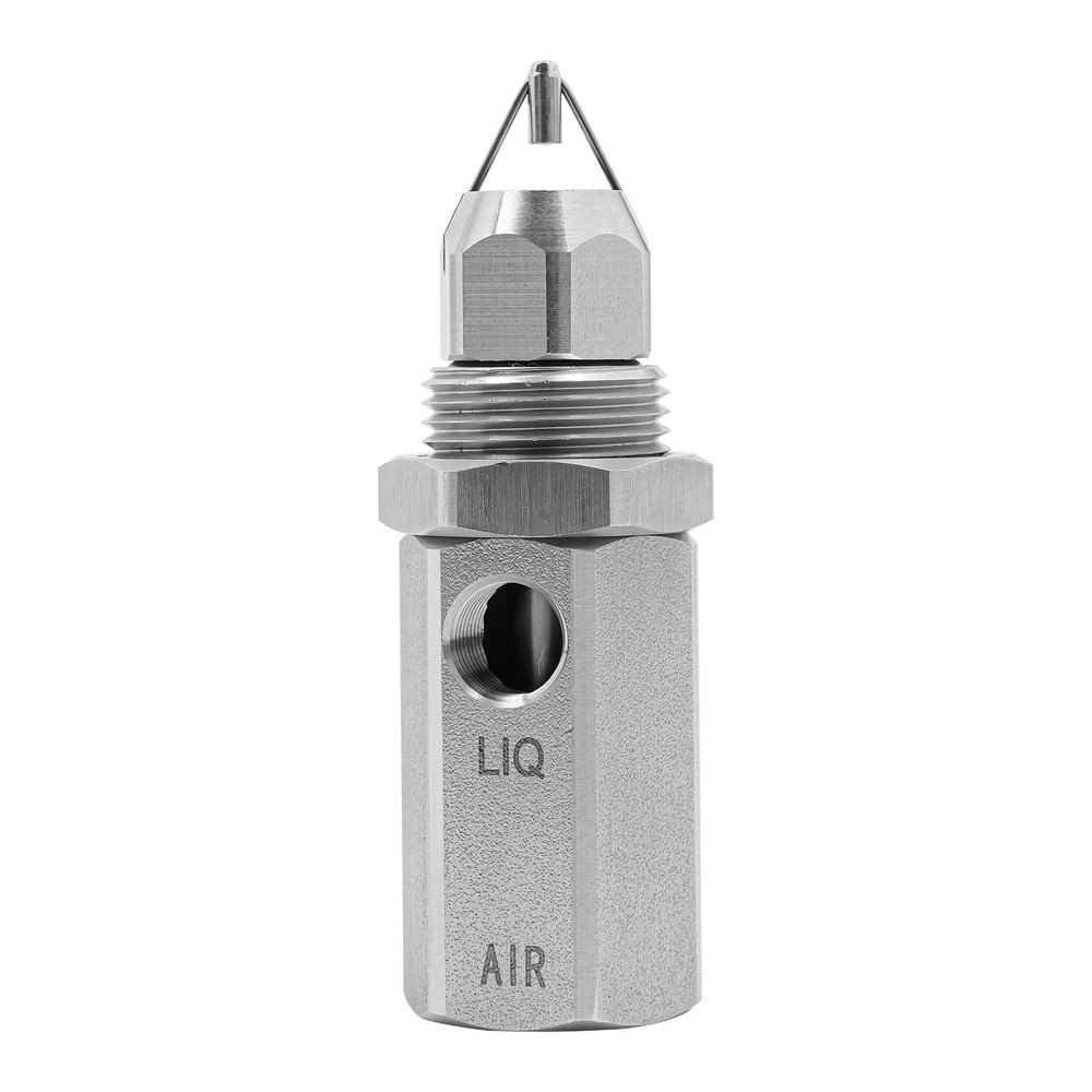 Ultrasonic Nozzle Air Atomizer Nozzle Air Atomizing 30°/60°/80° Angle 1/4''Model