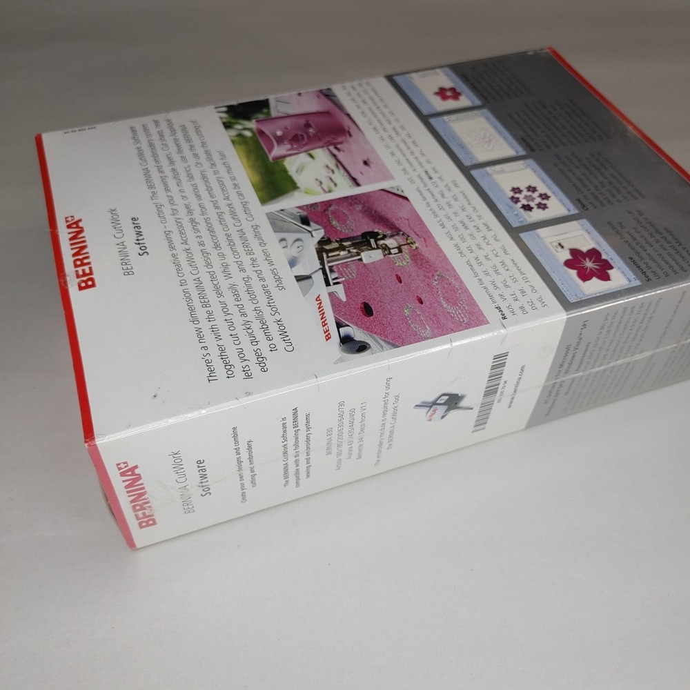 Bernina Cutwork Software Windows 7 Sealed (Package Ware)