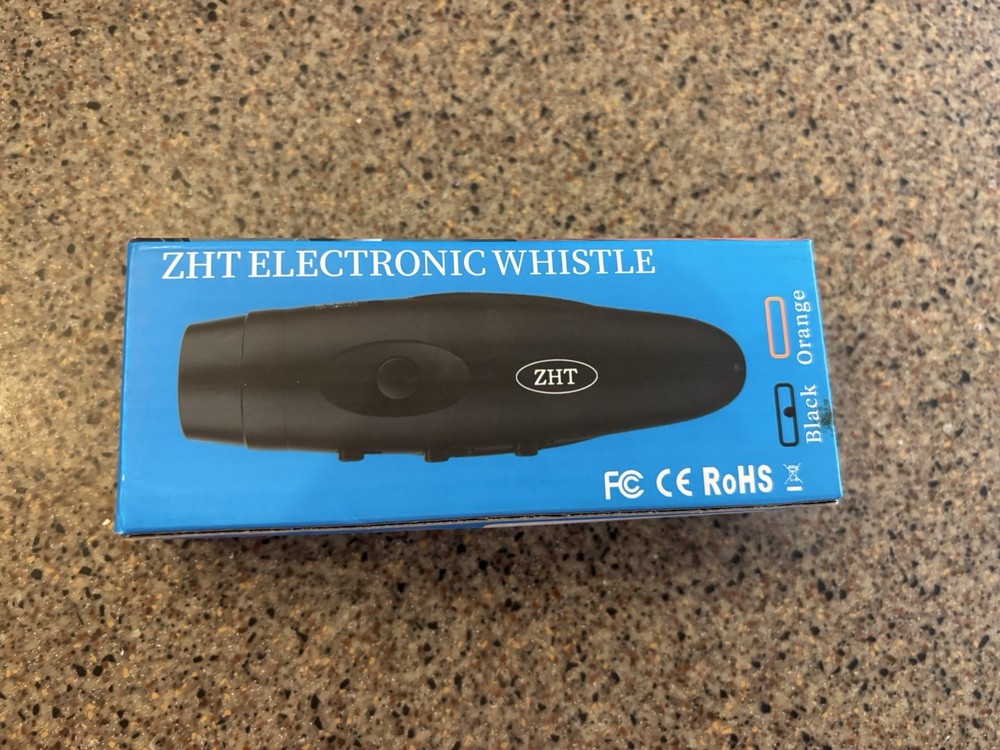 ZHT Electronic Safety Whistle Black