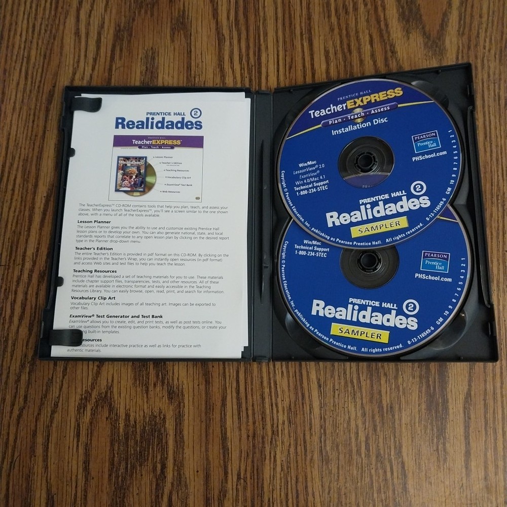 Prentice Hall Teacher Express Sampler Realidades 2 (2 CD-ROM Set)
