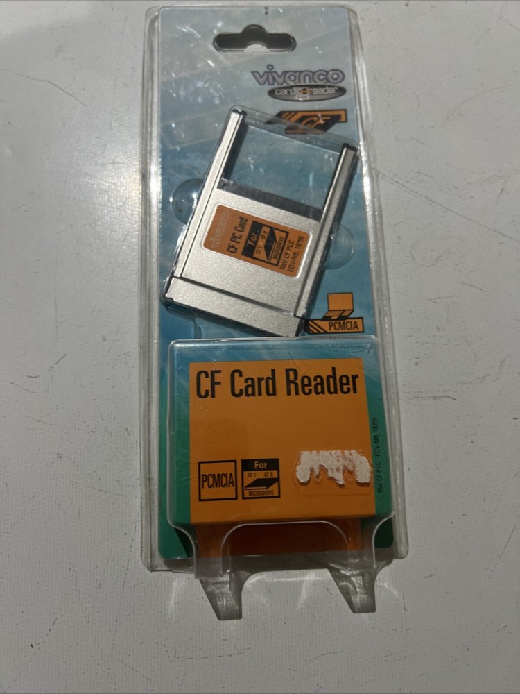 Vivanco 5in1 Memory Card Reader MMC SD SM MS Pro xD Notebook PC Adapter Vintage