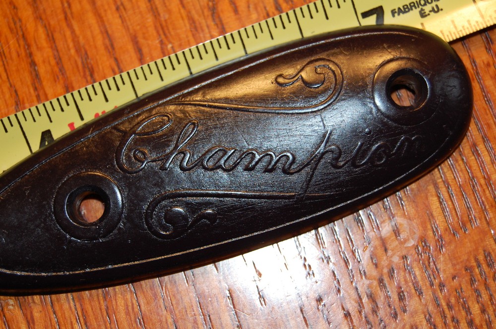 IVER JOHNSON "CHAMPION" BUTT PLATE