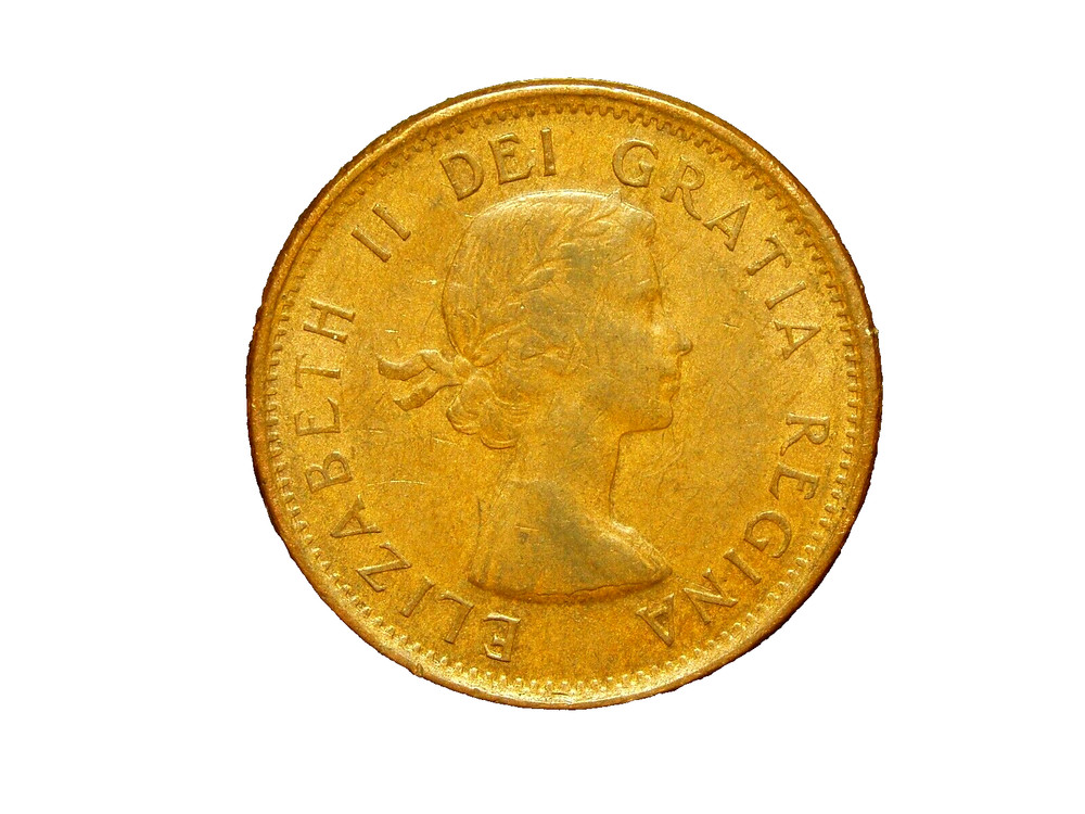 CANADA 1962 ONE CENT COIN #5