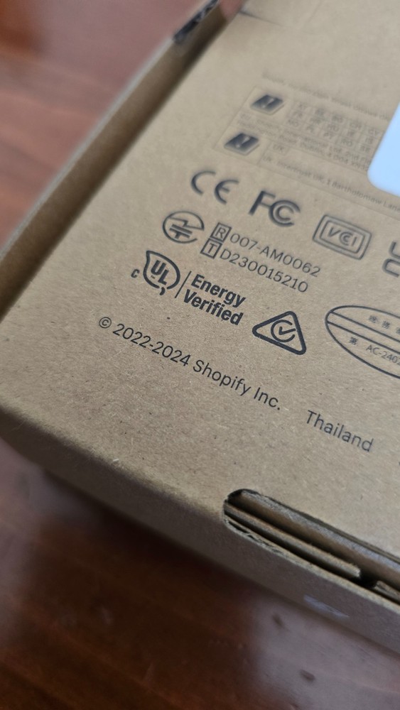 Shopify POS Go Terminal S2001 Card Reader, Case, & Barcode Scanner - Working