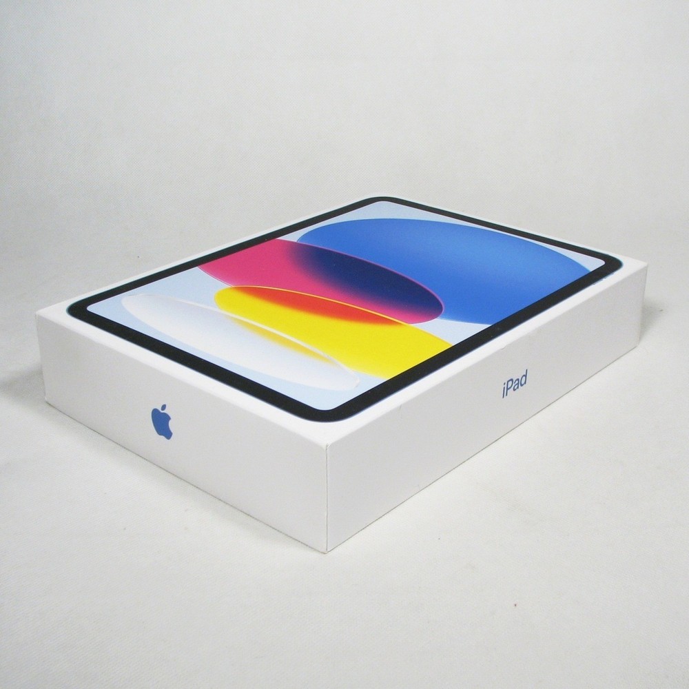 Single iPad Box Silver 10th Generation 256GB Box Only + Insert Stickers