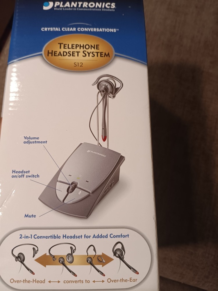 Plantronics S12 Corded Telephone Headset System